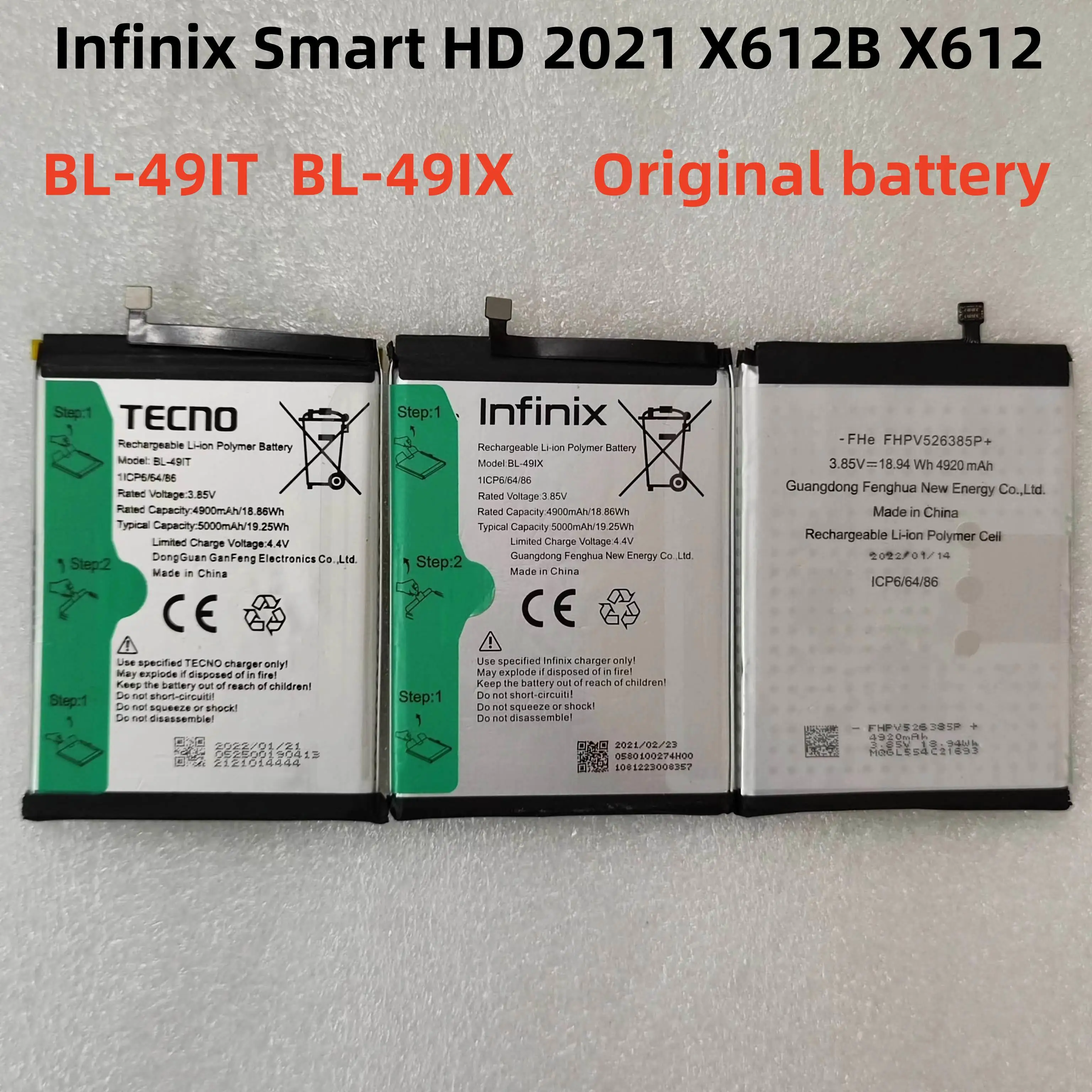 مُقيّم شامل لبطارية BL-49IT الأصلية: الأفضل لـ TECNO و Infinix بسعة 5000 مللي أمبير
