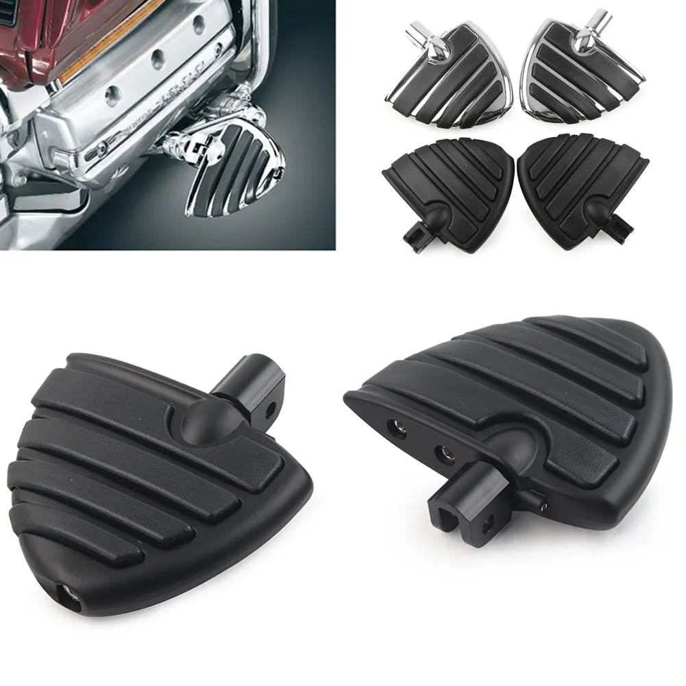 Motorcycle Front Rider Foot Pegs FootRests For Suzuki Boulevard M109R M90 C50 M50 Volusia 800 For Goldwing GL1800 F6B 2001-2015