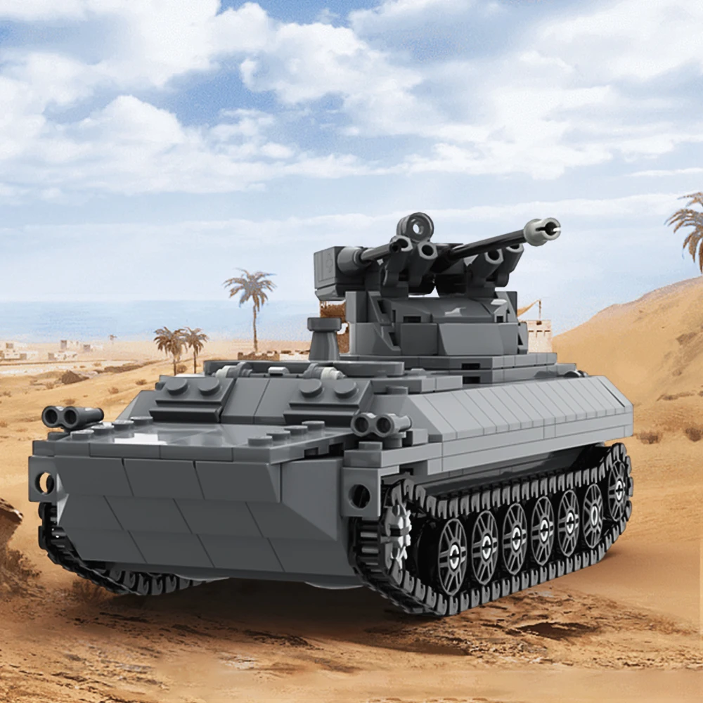 

MOC MT LB 6 Мб, IFV, армированные танки, армированные автомобили, креативные кирпичи, модель «сделай сам», игрушки для детей, подарки, игрушки