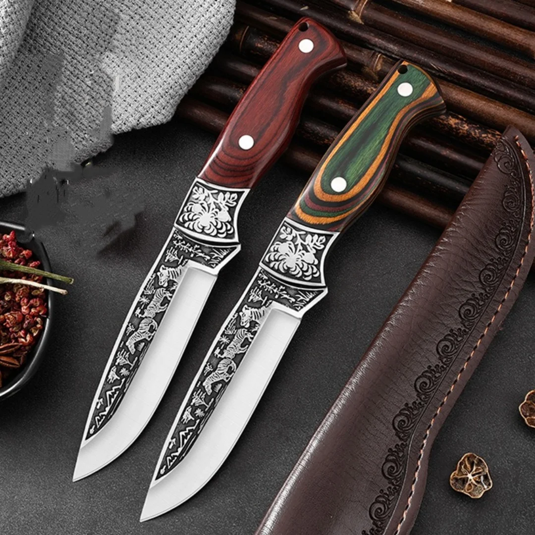 

Boning Knife Cleaver Chef Knife Stainless Steel Knife Wooden Handle Kitchen Knife Bbq Knife Handmade Professional Knife
