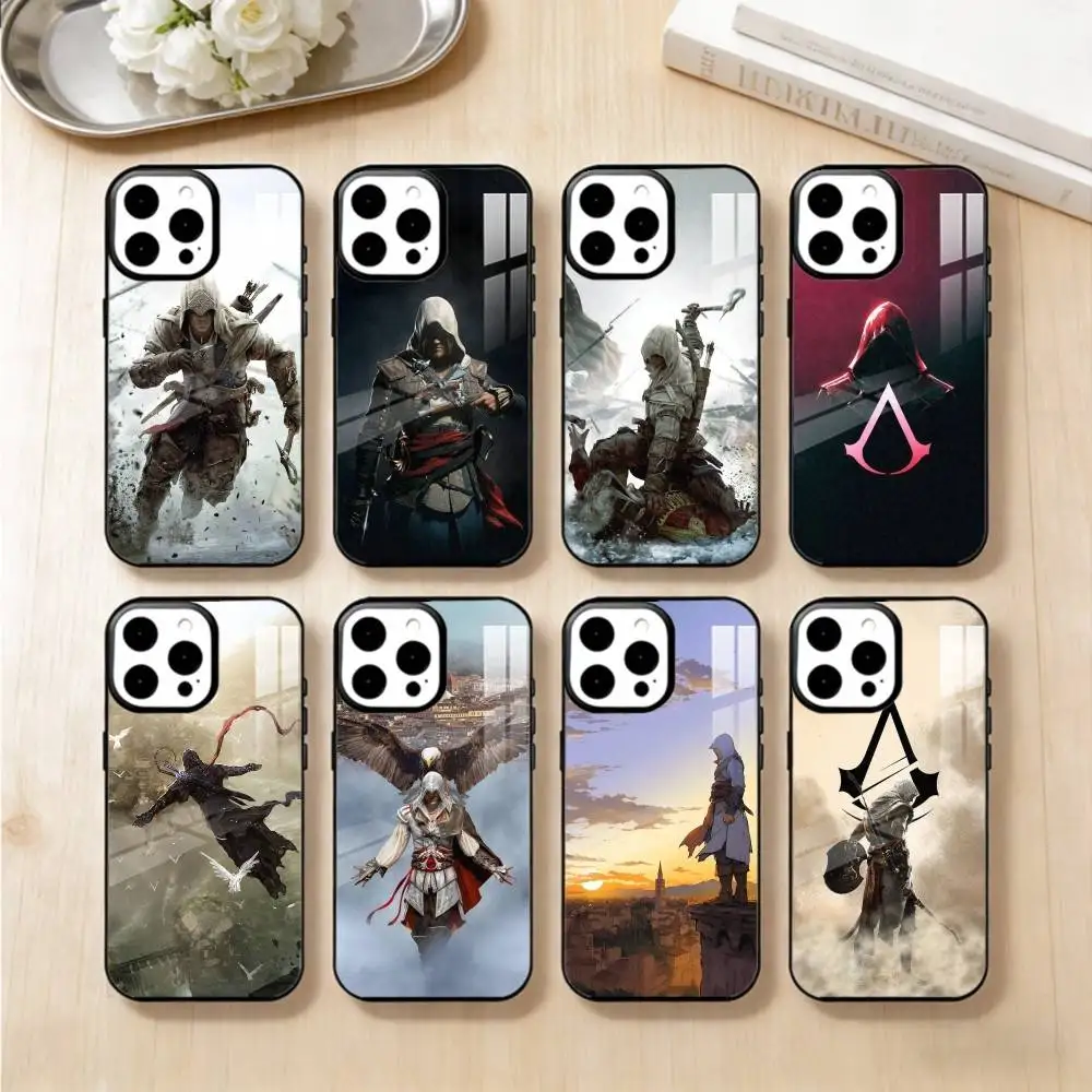 

Чехол для телефона Assassin's Creed для iPhone 17, 16, 15, 14, 13, Pro, Max, Plus, магнитный, для беспроводной зарядки Magsafe