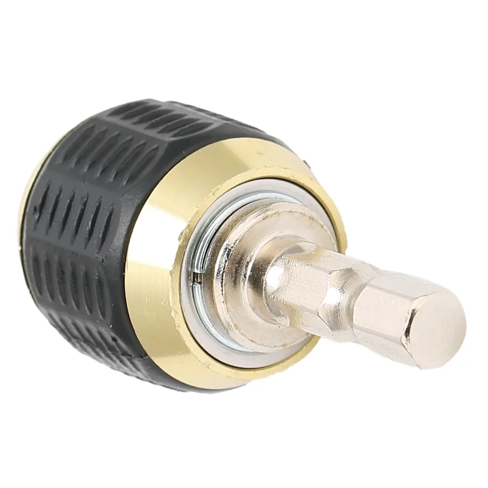 1pcs /3pcs 1/4 Inch Hex Shank Quick Release Drill Chuck 50mm Length Stainless Steel Hex Shank Extension Rod Impact Driver Bit