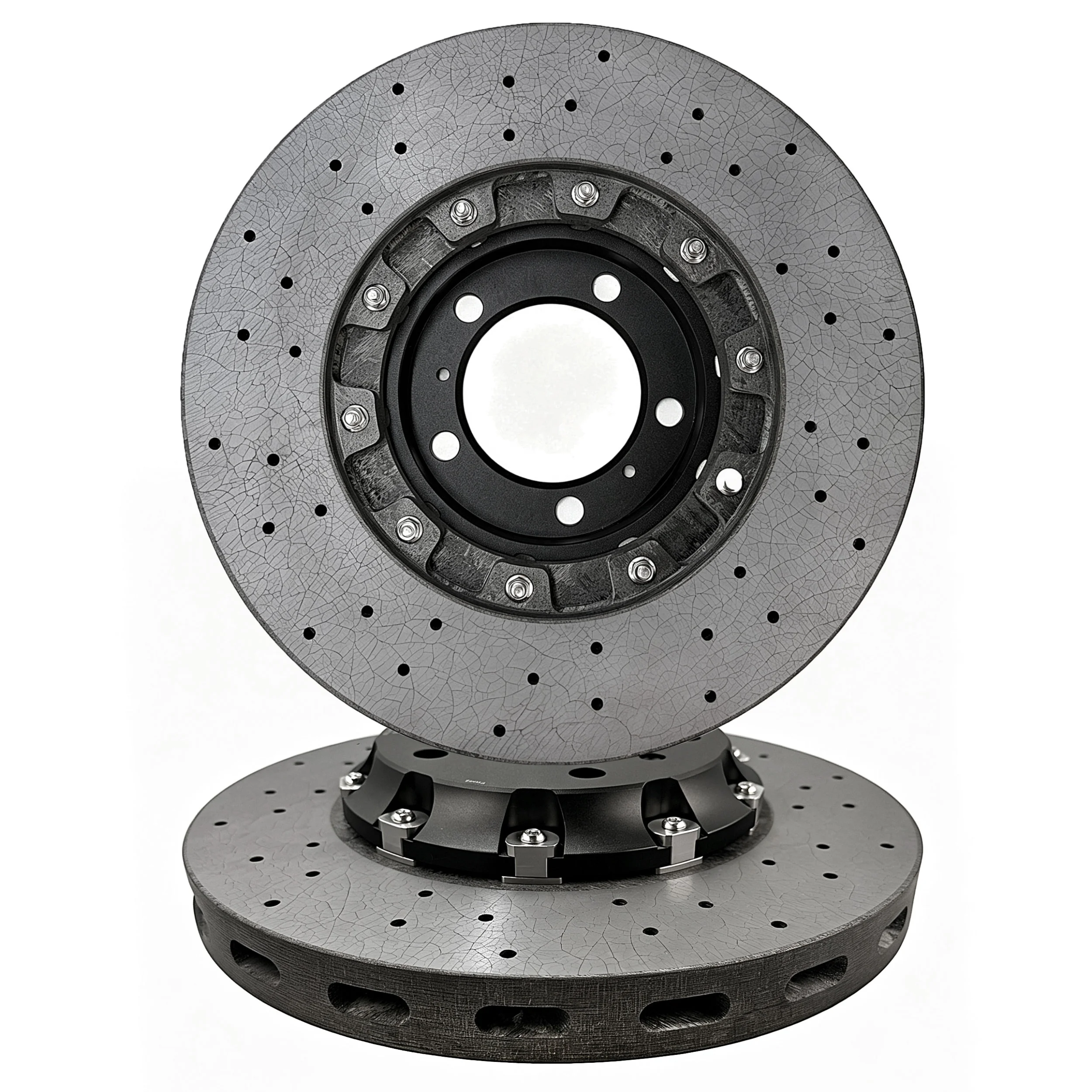 99735140990 350MM 34MM Front CCB Brake Rotors Carbon Ceramic Disc For Porsche