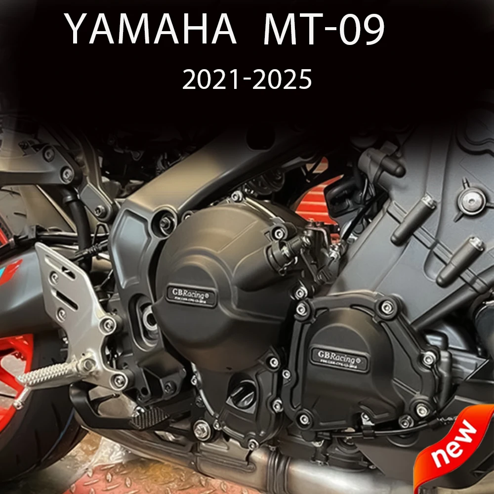 Motorcycles Engine Protection Cover For GB Racing For YAMAHA MT-09 2021 2022 2023 2024 FZ-09 XSR900 TRACER 9 GT