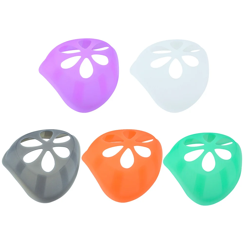 5pcs Silicone Bracket Reusable Support More Breathing Space Avoid Nose Mouth Pressure Mask Inside Pad Mask Stand