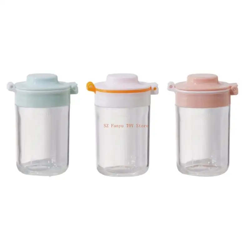 

96GC Baby Formula Travel Container Double Lid Easy To Clean Milk Storage Box