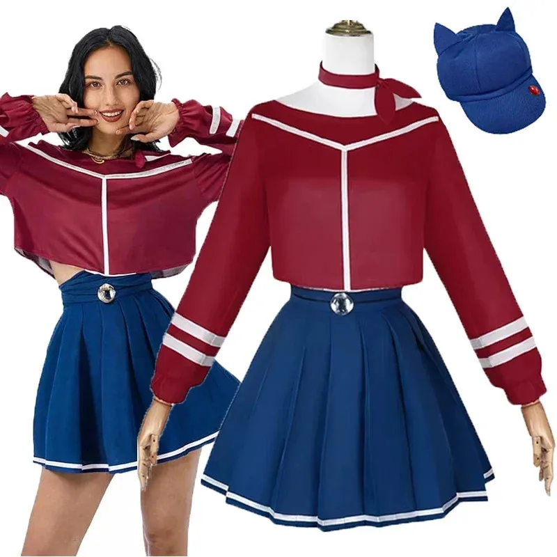

Game Inside Crazy Mita Cosplay Inside Primary Yandere Mita Mirai Costume JK School Uniform Women Halloween Party Dress
