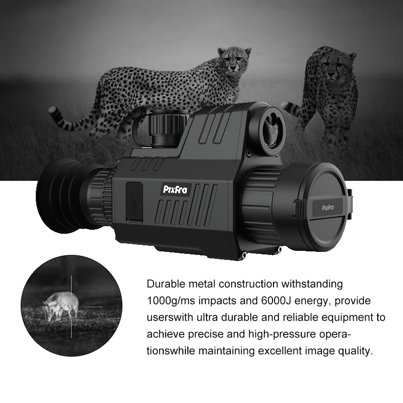 

Chiron LRF series thermal imager, 384/640 resolution, 35mm 1000 m precise distance measurement for outdoor hunting thermal sight