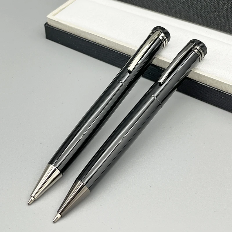 Yamalang MB Ballpoint Pens 1912 Inheritance Series Black Silver Metal Grid Stationery Office School Writing