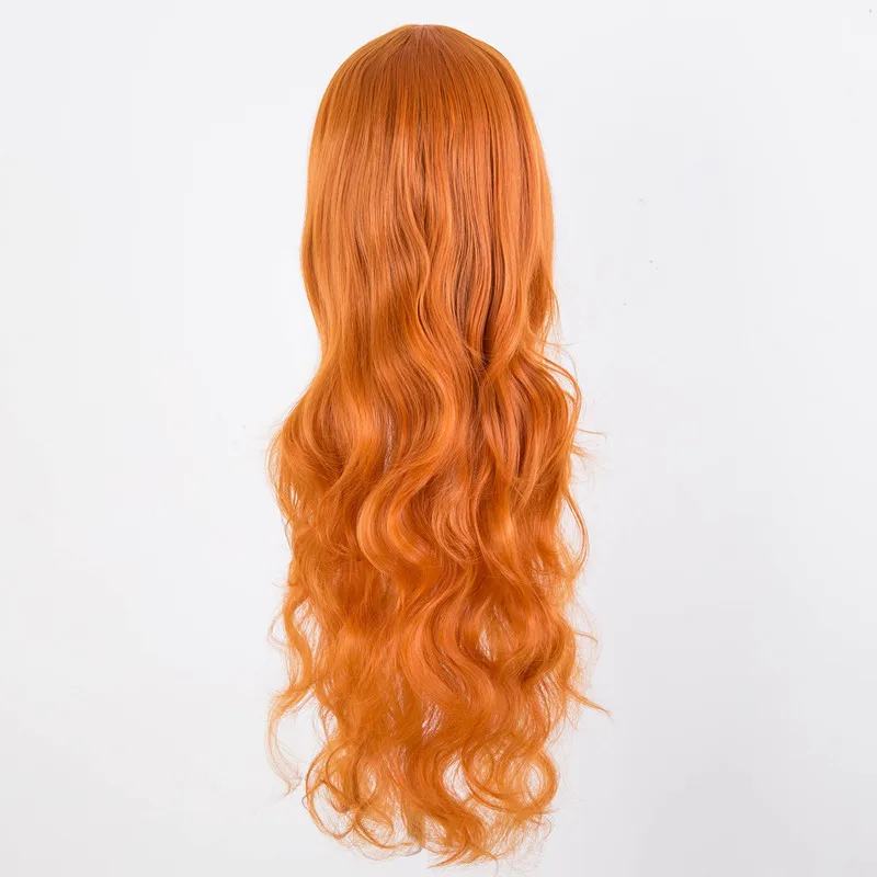 Yellow Wig Fei-Show Synthetic Heat Resistant Fiber Carnival Women Peruca Perruque Peruk Cartoon Costume Cosplay Long Curly Hair