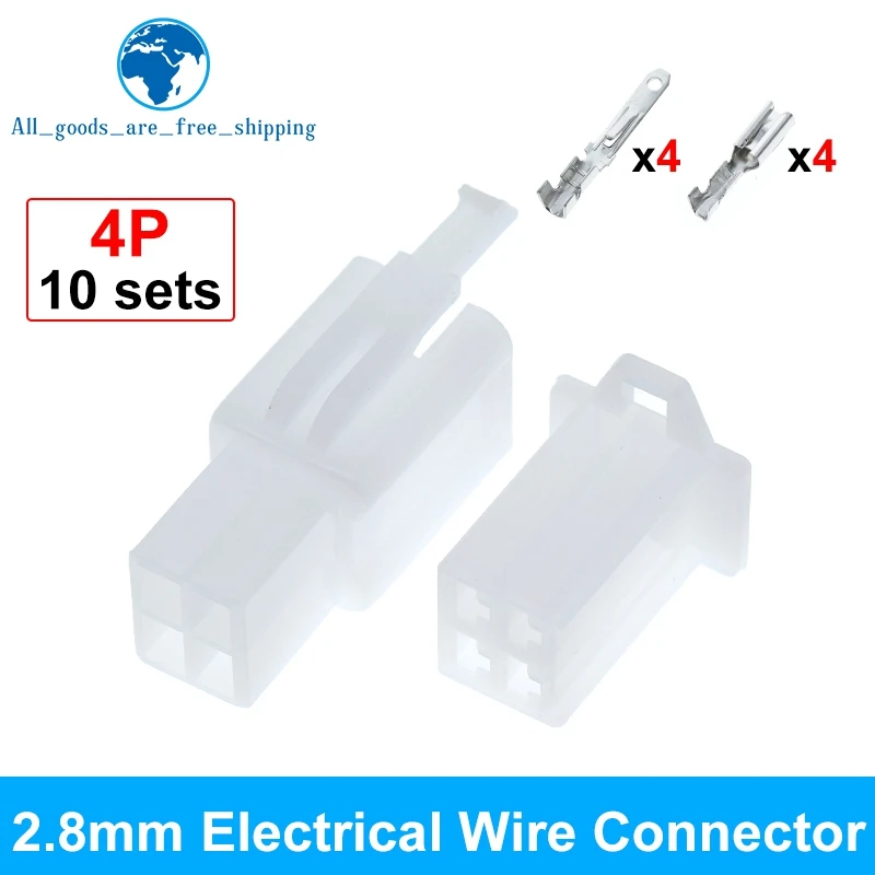 10set 2.8mm 2/3/4/6/9 Pin Automotive 2.8 Electrical Wire Connector Male Female Terminal-Block Cable Plug Kits image 4