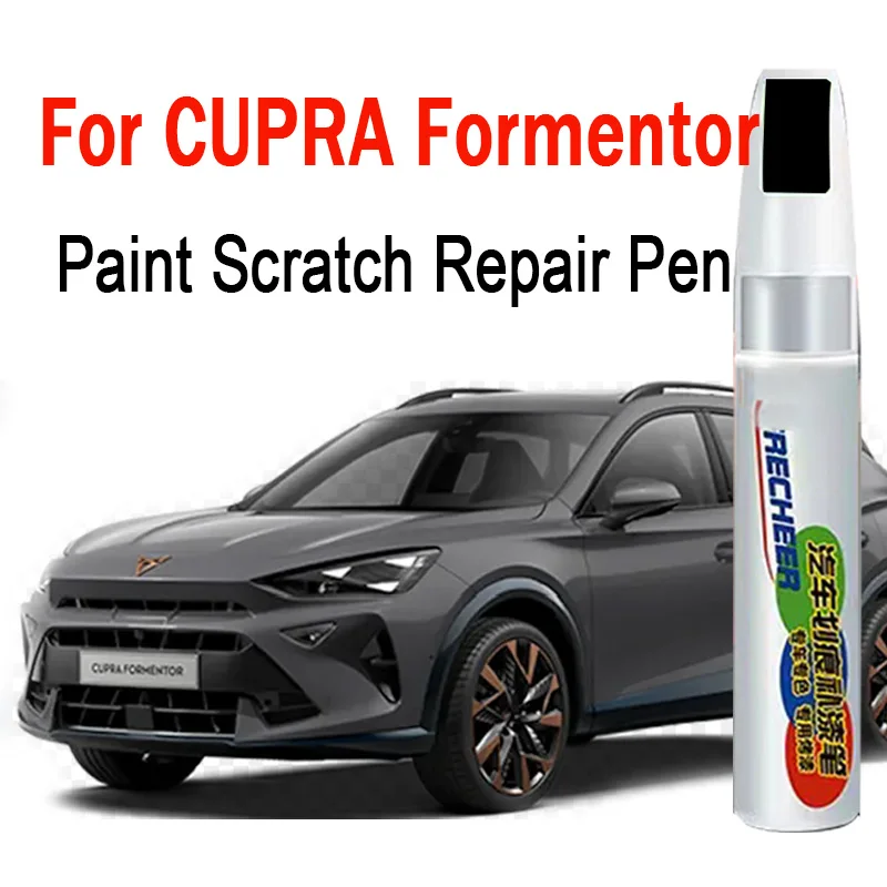 Car Paint Repair Pen For CUPRA Formentor Paint Scratch Remover Touch-Up Pen Accessories Glacial White Graphene Grey Petrol Blue