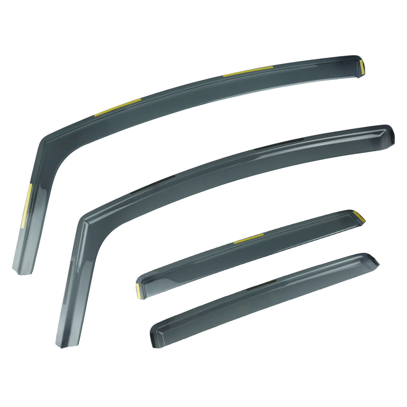 4pcs Tint Window Wind Rain Sun Guard Deflectors Visors Protector Sheet For Honda Jazz III MK3 Hatchback 5 Door 2015-2020