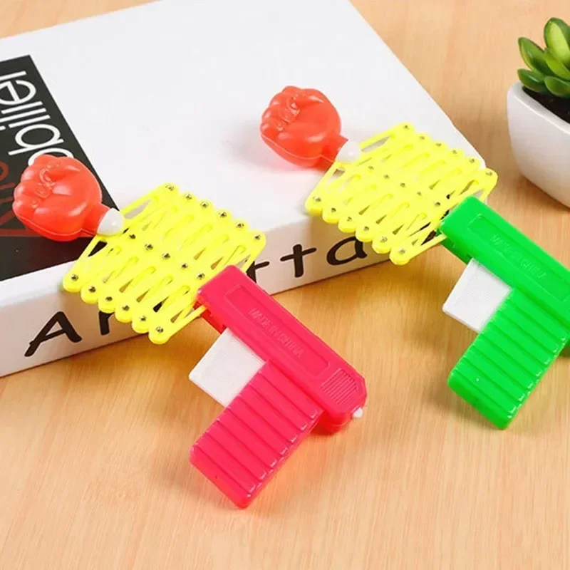 Retractable Fist Shooter Trick Toy Gun Funny Child Kids plastic Party Festival Gift For fun Classic Elastic Telescopic Fist Toy