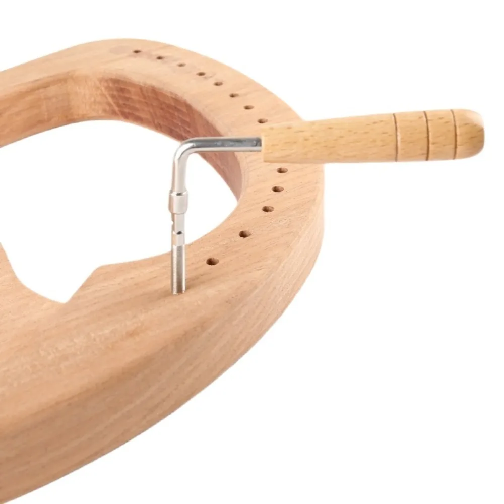 Lyre Tuning Wrench Lyre Adjusting Rod Lyre Wooden Handle Adjusting Tool Inner 4 Corner Wrench