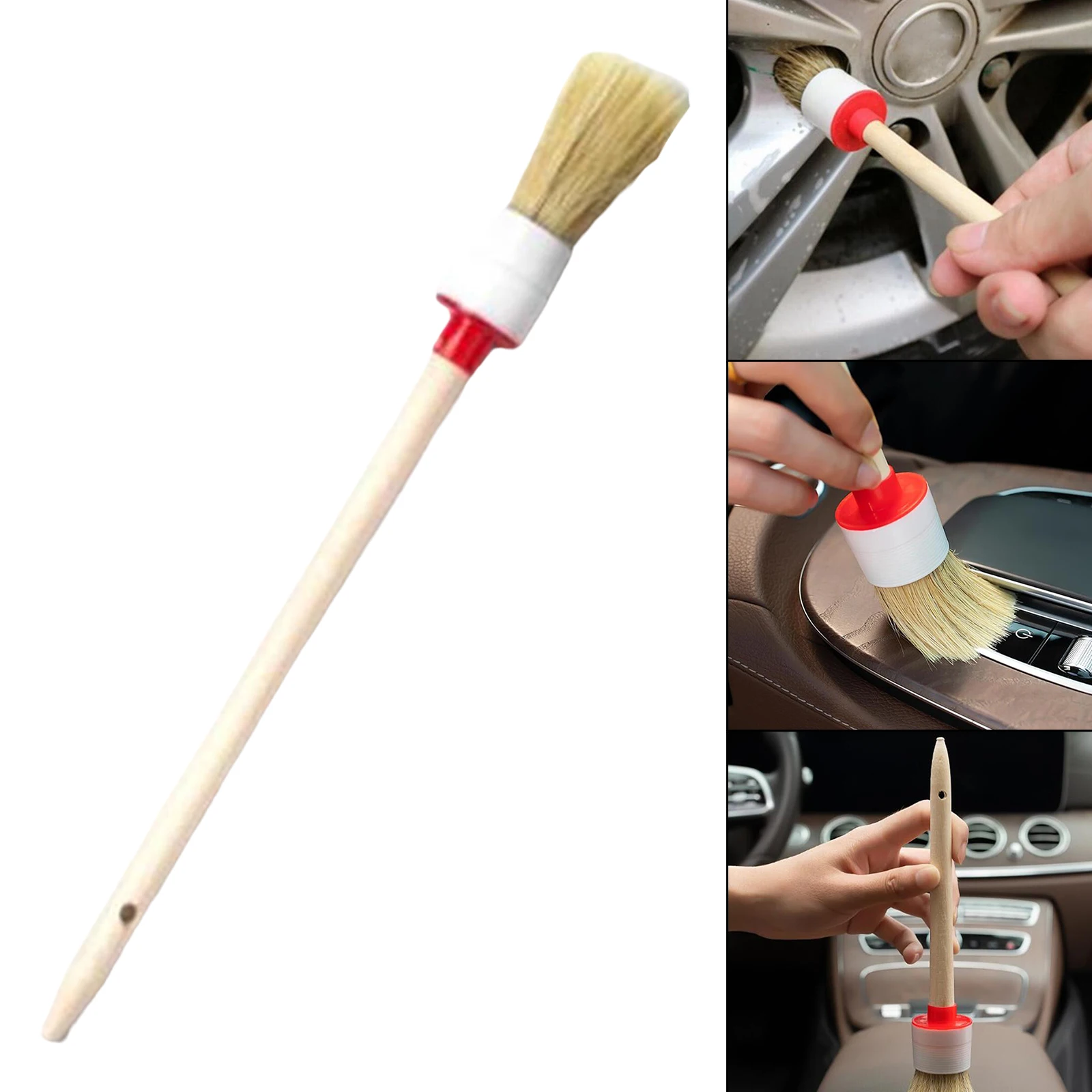 Automotive Detail Brushes Car Cleaning Kit tools for Car Cleaning Air Vent Engine Wheel Rim For Car Truck Motorcycle Bicycle RV