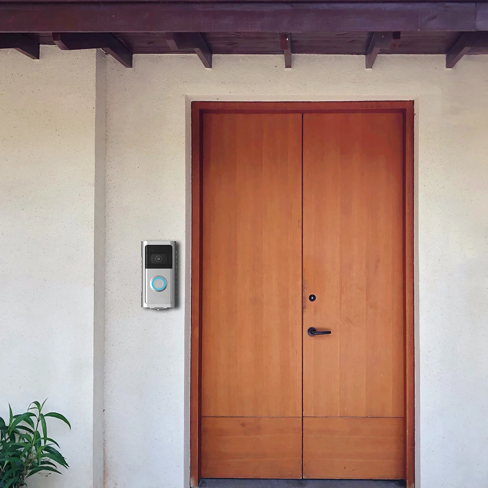 Video Doorbell Bracket Stainless Steel Mounting Bracket Adjustable Angle Easy Installation for Ring Video Doorbell