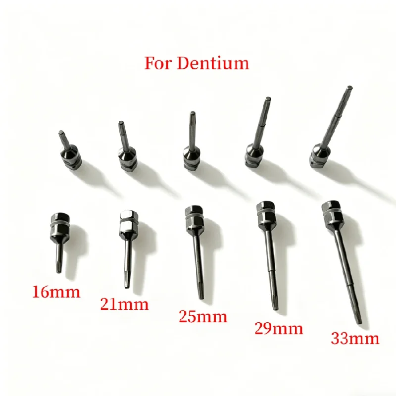 for Osstem/Dentium Lab Repair Tool Dental Square Head Hand Screwdriver Extended Ultra Short Abutment Screw Base Screwdriver 1.2