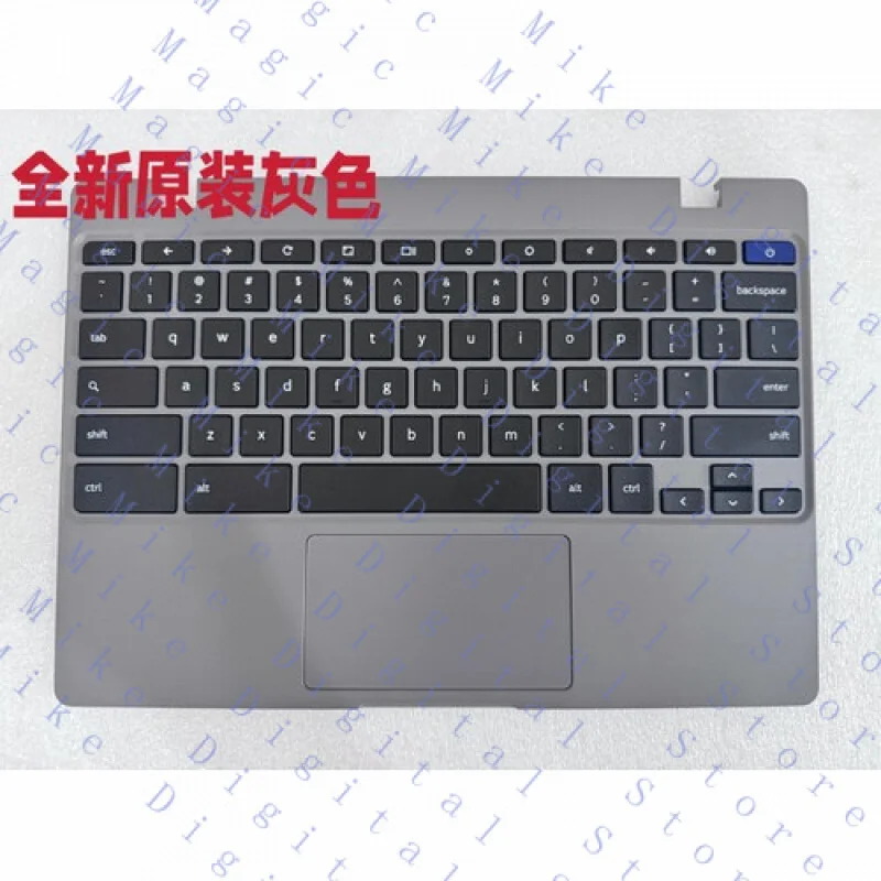 

Подставка для рук UU, клавиатура США, тачпад, серый для Samsung Chromebook 4, XE310XBA