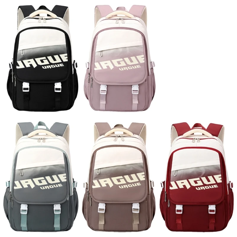 

Versatile Student Rucksack Large Compartment Nylon Backpack School Bag Daypack for Casual and Travel Student Book Bag