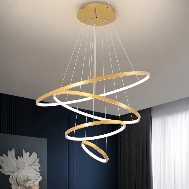 

LED Modern Ceiling Chandelier For Villa Living Bedroom Dining Room Wrought Iron Chandelier Home Indoor Lighting Decorative Lamps