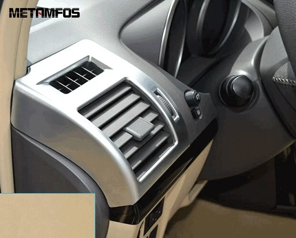 For Toyota Prado 150 2010-2019 2020 Chrome Door Handle Bowl Air Vent Outlet Trim Window Lift Switch Cover Interior Accessories