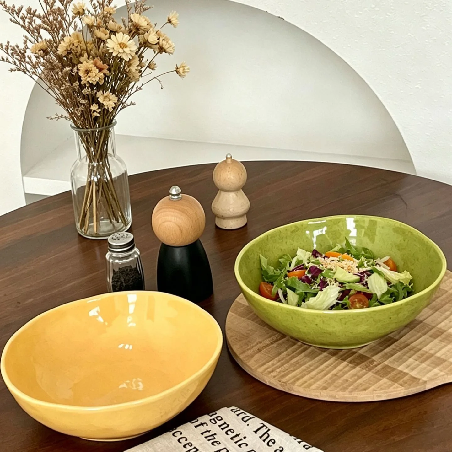 HYS new high-value ceramic noodle bowl household personal instant noodle ramen soup bowl can be microwaved large bowl