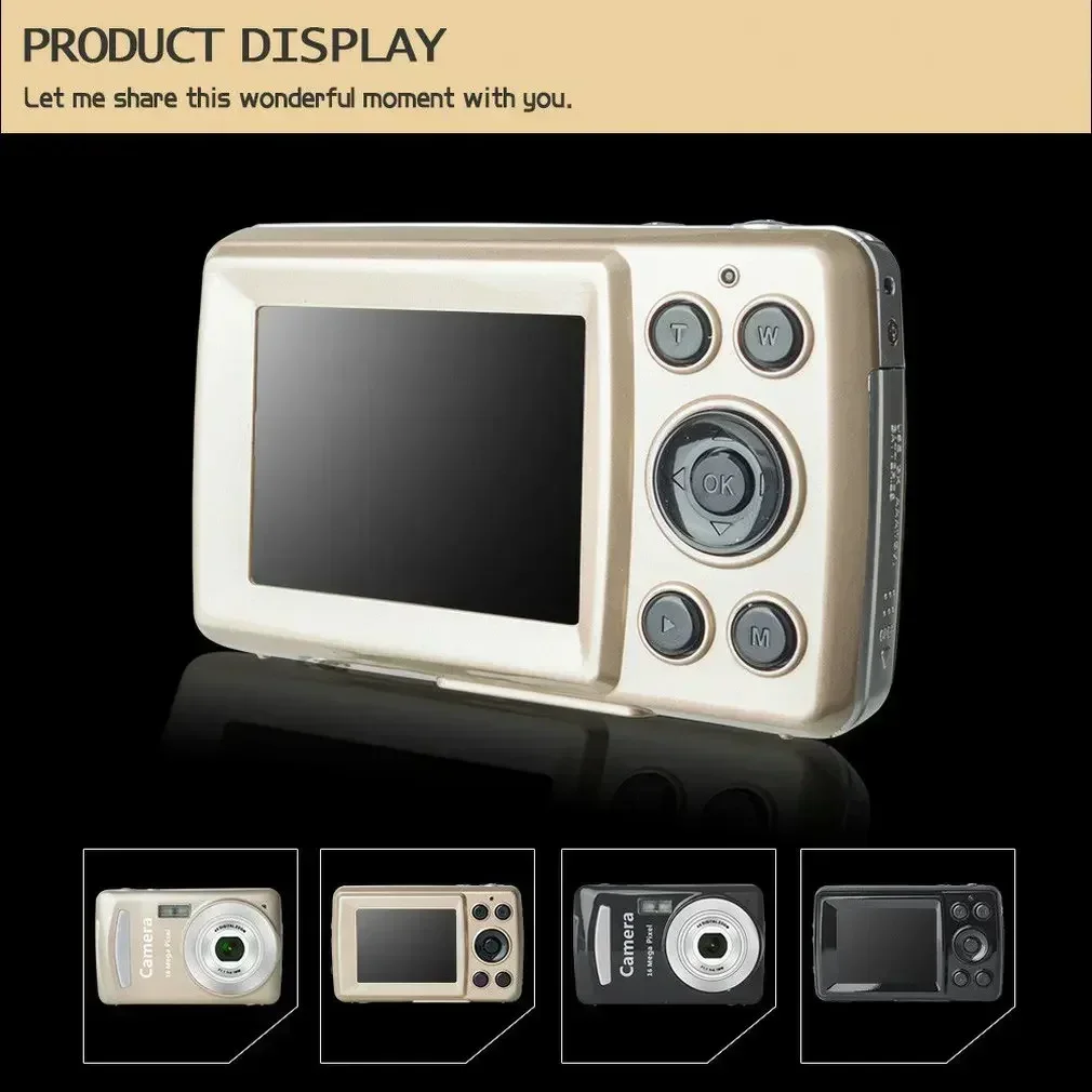 Mini Digital Camera Portable Digital Camera Convenient High DefinitionRecorder photo camera 16 Million Pixels 2.7-inch