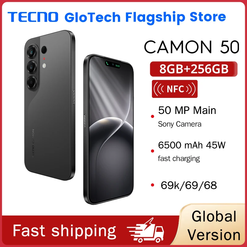 TECNO CAMON 50 Russian Version Smartphone RoHS (EAC) 6.78