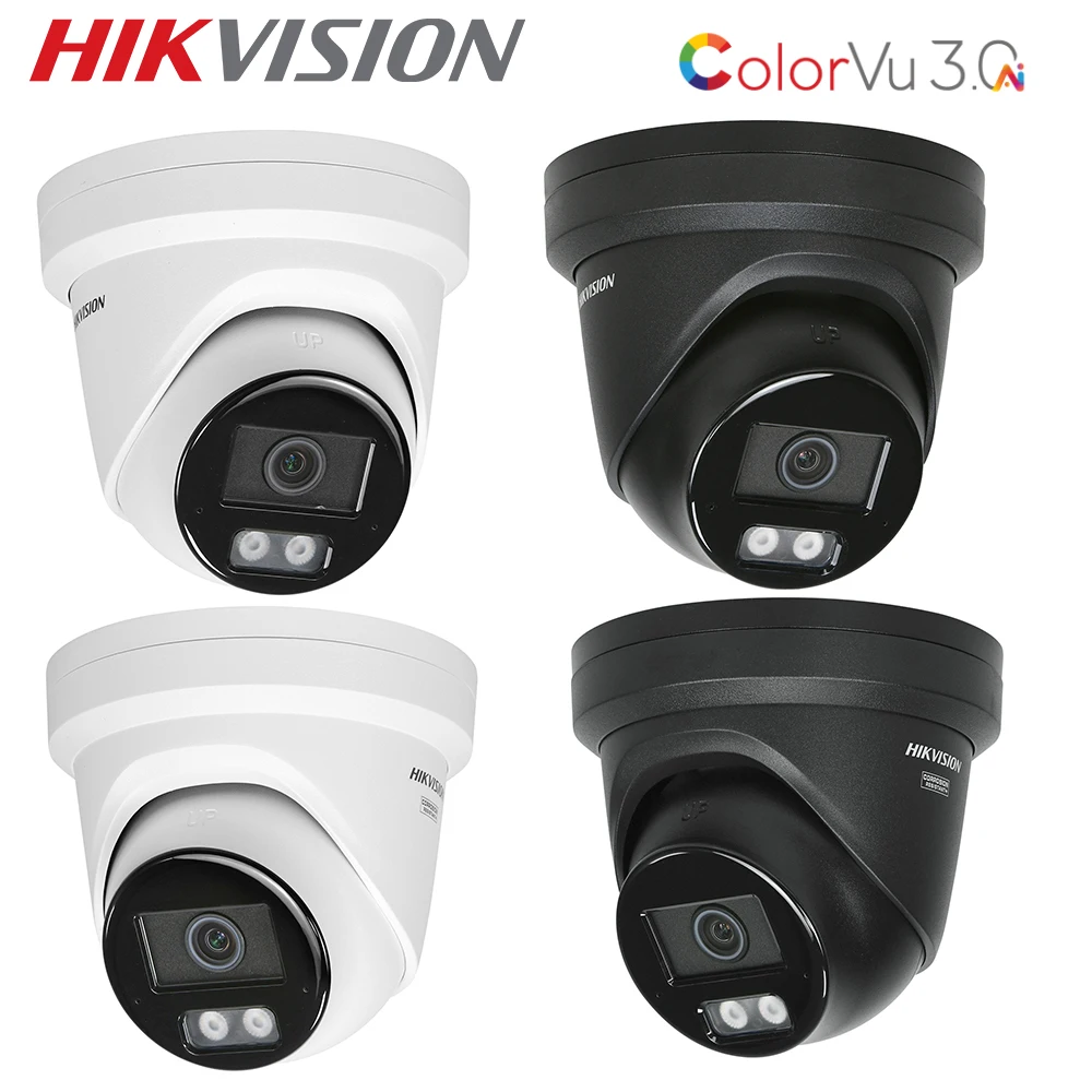 

Оригинальная IP-камера Hikvision ColorVu 3.0 Turret 8MP 4K 4MP DS-2CD237G3-LI2UY DS-2CD2347G3-LI2UY, черная/белая