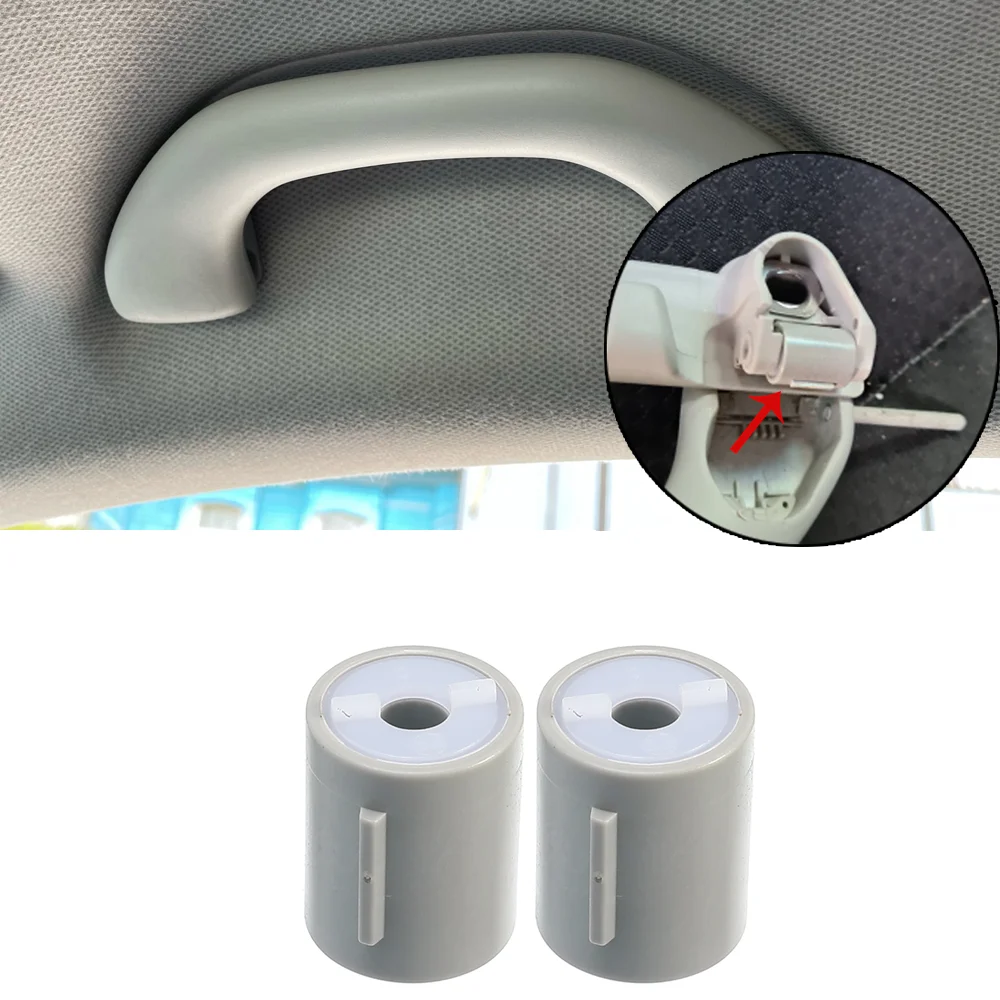 2X Roof Armrest Damper Ceiling Handle Clip Holder For VW Tiguan Golf Jetta Bora Skoda Octavia A5 Rapid 18 Chery A3 A5 Polo 2018