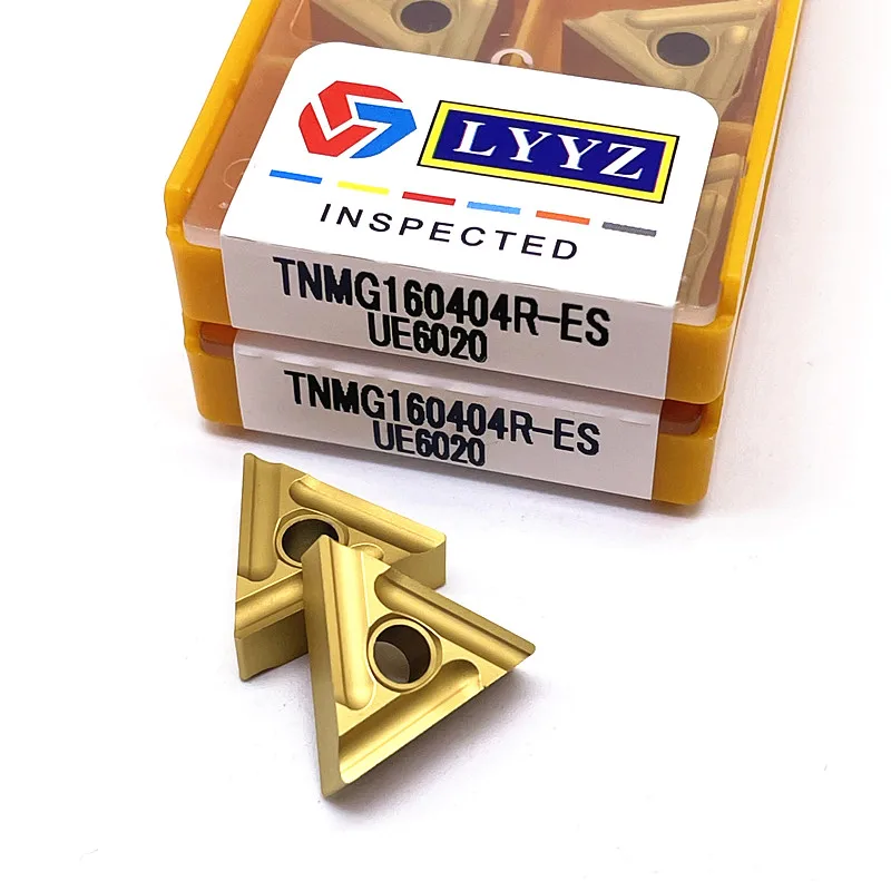 TNMG160404R TNMG160408R TNMG160404L ES VP15TF UE6020 US735 CNC Gốm Kim Loại Cao Cấp Carbide Miếng Dụng Cụ Xay Quay Lưỡi Dao