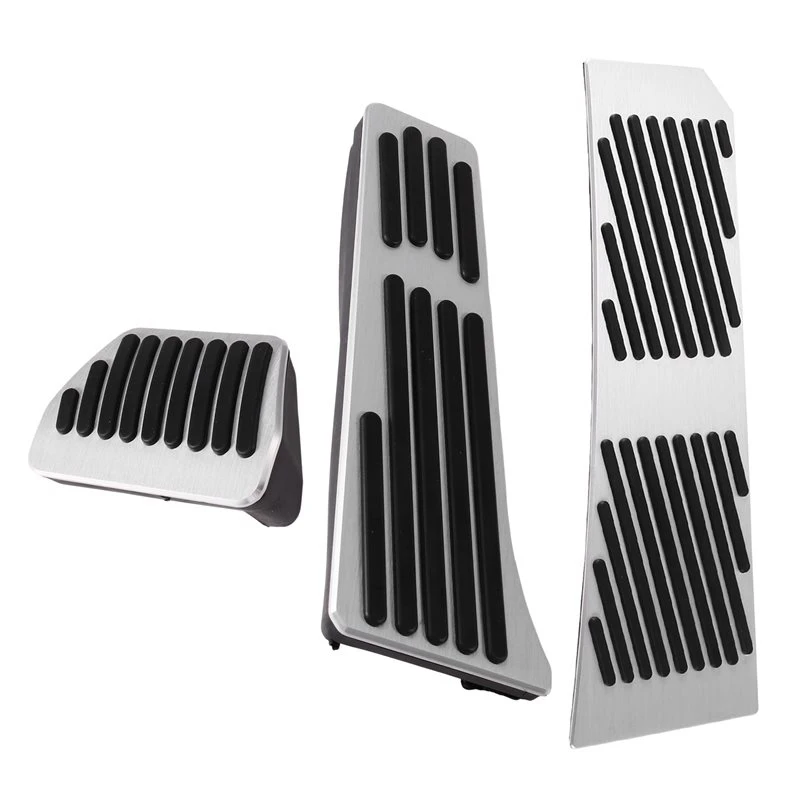 Car Accessories For BMW X3 X4 F25 F26 2011-2018 LHD 3Pcs Accelerator Brake Pedals Rest Foot Pedals Mat