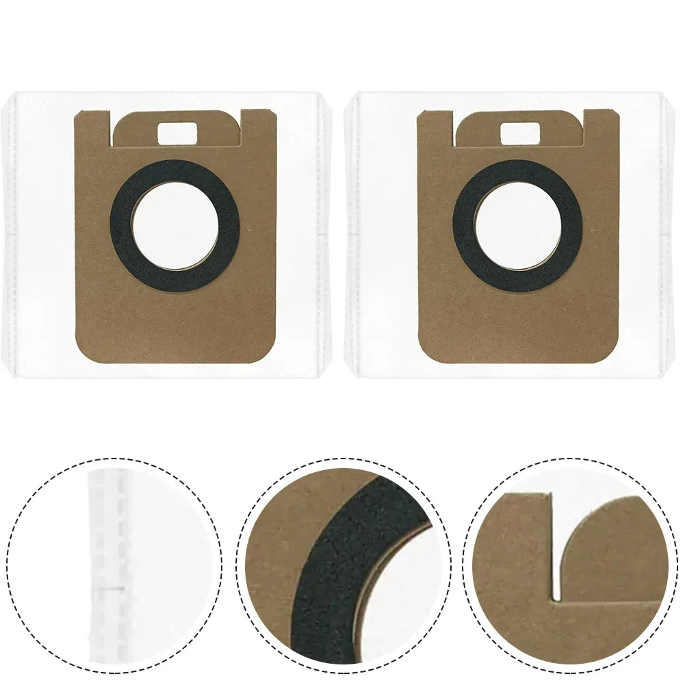 2pcs Non-woven Fabric Dust Bags For Dreame D9 Plus Robot Vacuum Cleaner Spare Parts Home Cleaning Replacement Accessories