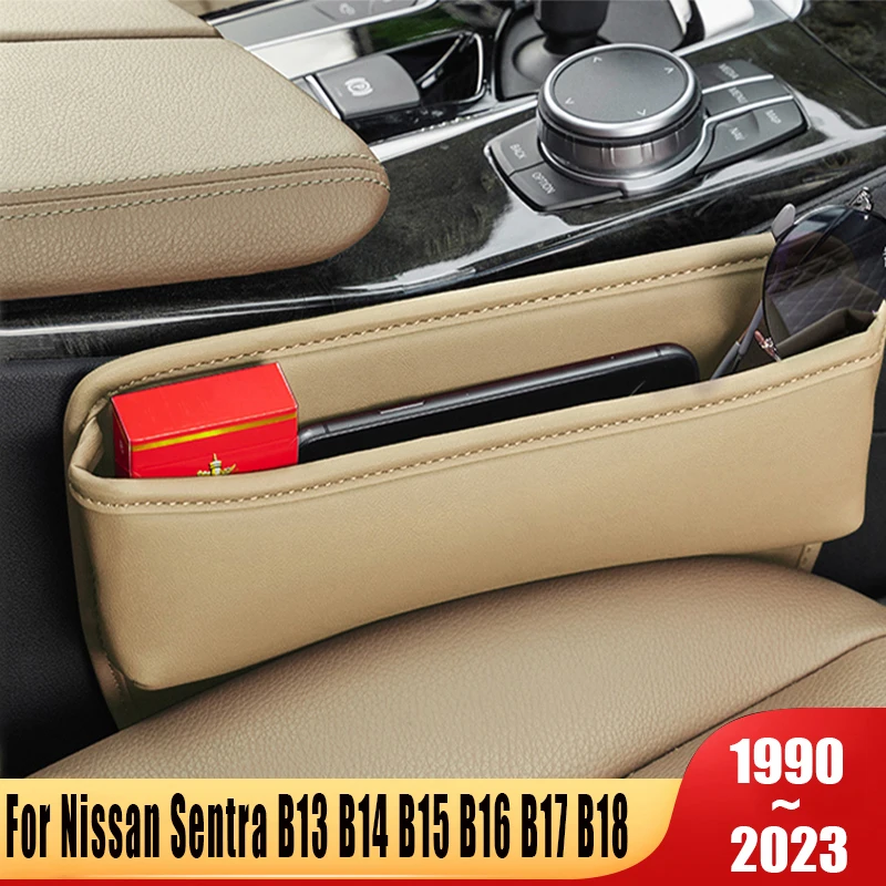 

For Nissan Sentra B13 B14 B15 B16 B17 B18 1990-2015 2016 2017 2018 2019 2020 2021 2022 2023 Car Seat Crevice Storage Box Styling