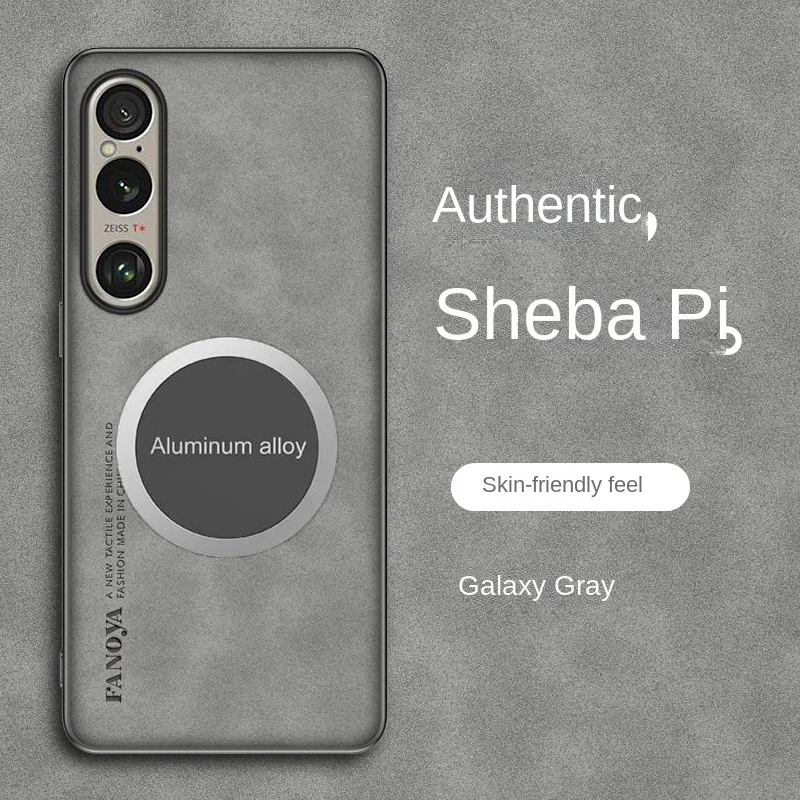 Funda de piel sintética suave para Sony Xperia 1 VI 10 VI, carcasa protectora magnética trasera para Sony 1VI 10VI, carcasa completa para teléfono