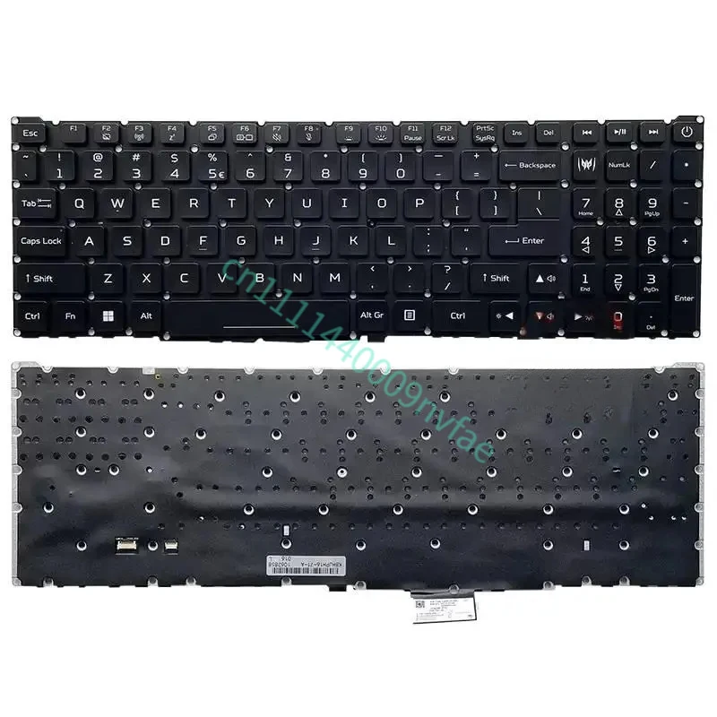 US for Acer Predator Helios 300 PH317-56 N22C4 Laptop Keyboard RGB Backlit 0.3