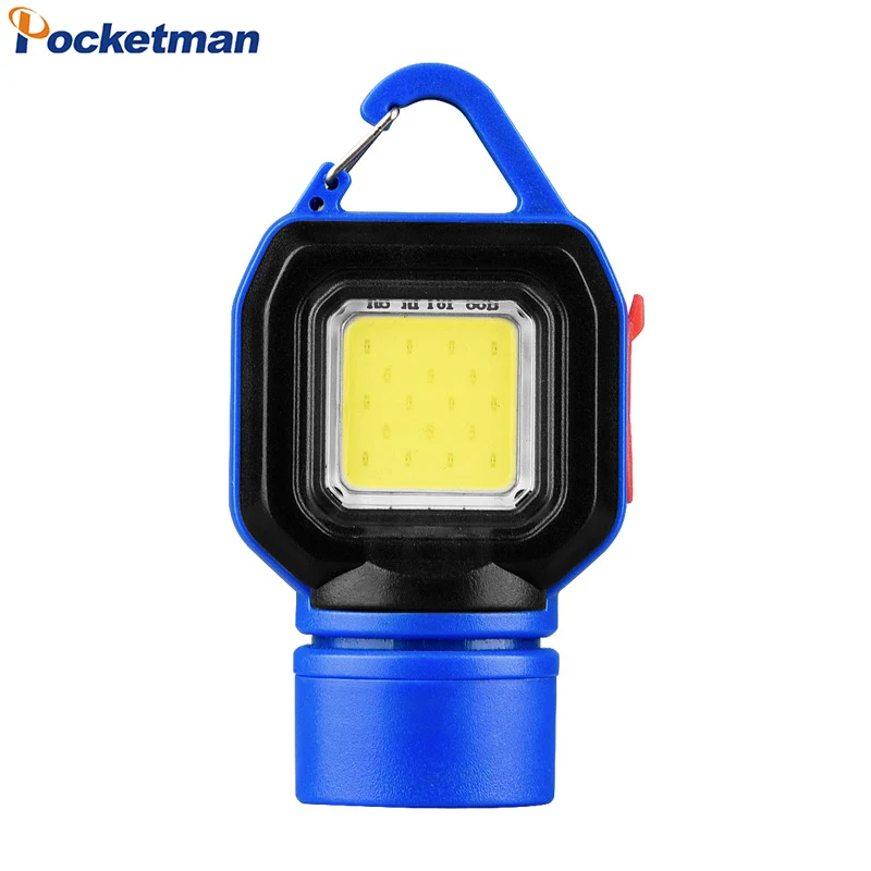 Mini Linterna de Llavero, Linterna COB Portátil, Recargable por USB, Lámpara de Trabajo de Bolsillo, Linterna de Emergencia para Exteriores