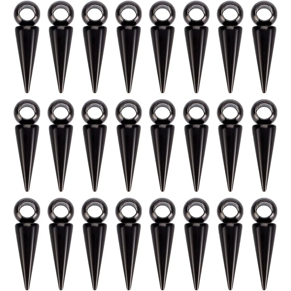 

Charms Bulk Small Cone Charm Style Spike Bead Pendants Vintage Cones Shape Dangle Charms for DIY Earring Necklace Jewelry Making