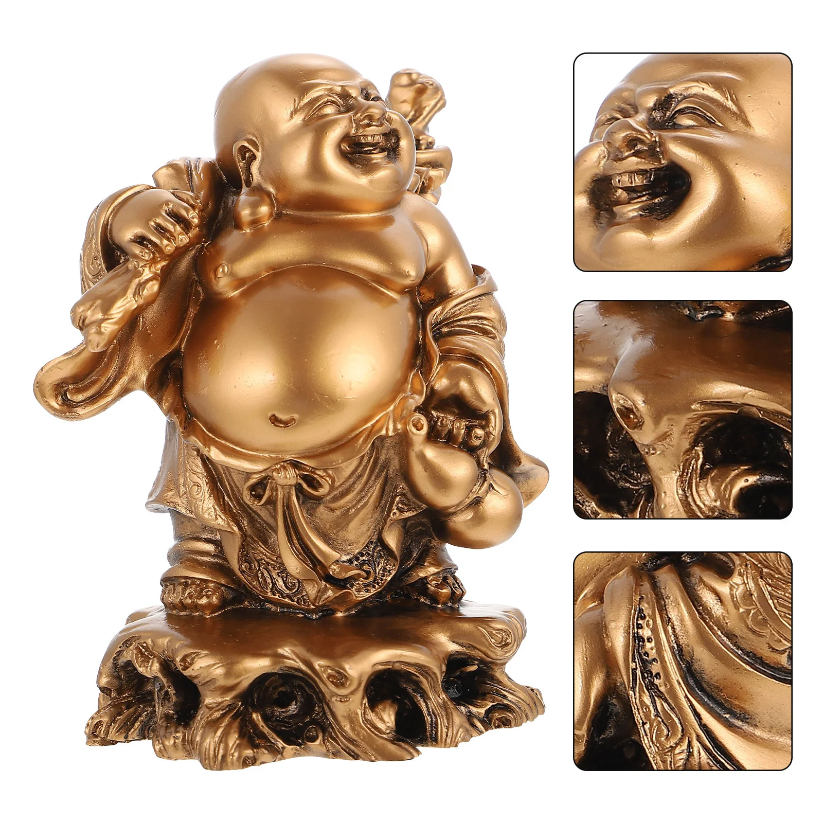 

Household Buddha Statue Resin Decorative Buddha Ornament Desktop Buddhism Office Desk Decor Creative Office Accessory