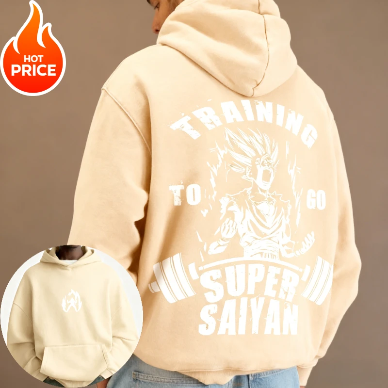 Super Saiyajin Dragon Ball Harajuku Streetwear Herbst Männer Vintage Hoodie Winter Frauen Übergroßen Mit Kapuze Sweatshirt Langarm Top