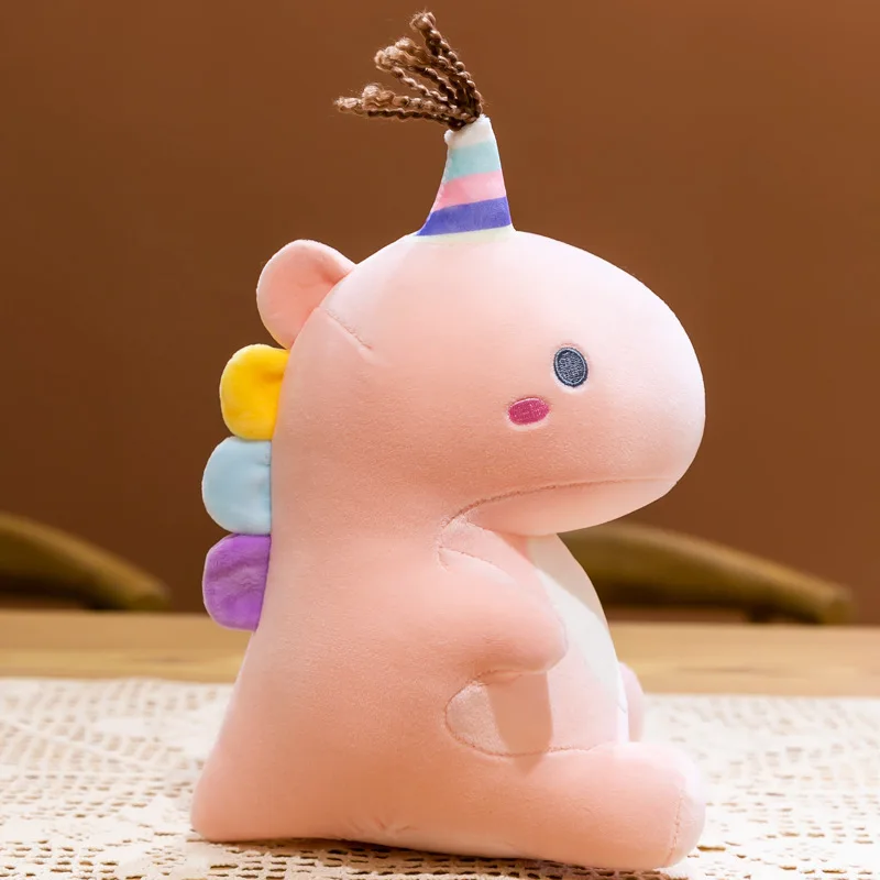 30 ซม.น่ารักการ์ตูน Candy ไดโนเสาร์ Unicorn Plush ของเล่น Rainbow Unicorn ตุ๊กตาสัตว์ตุ๊กตาเด็กของขวัญ