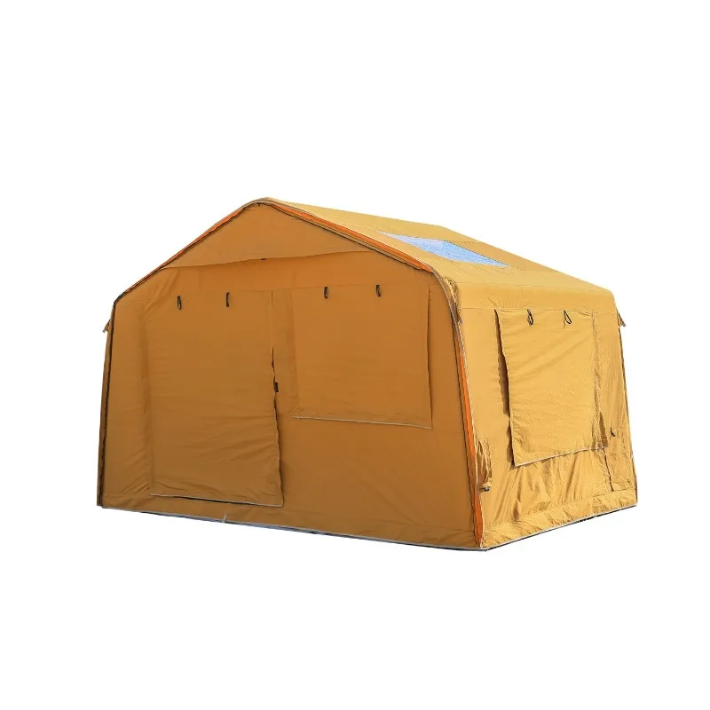 

Cotton camping inflatable tent automatic outdoor portable thickened house type outdoor oversized camping equipment