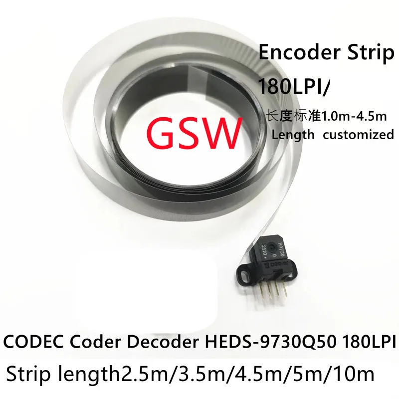 HEDS-9730#Q50 encoder strip 180LPI 3.3V 5V Printing Machine Photographic Machine Garment Master Decoder Encoder sensor