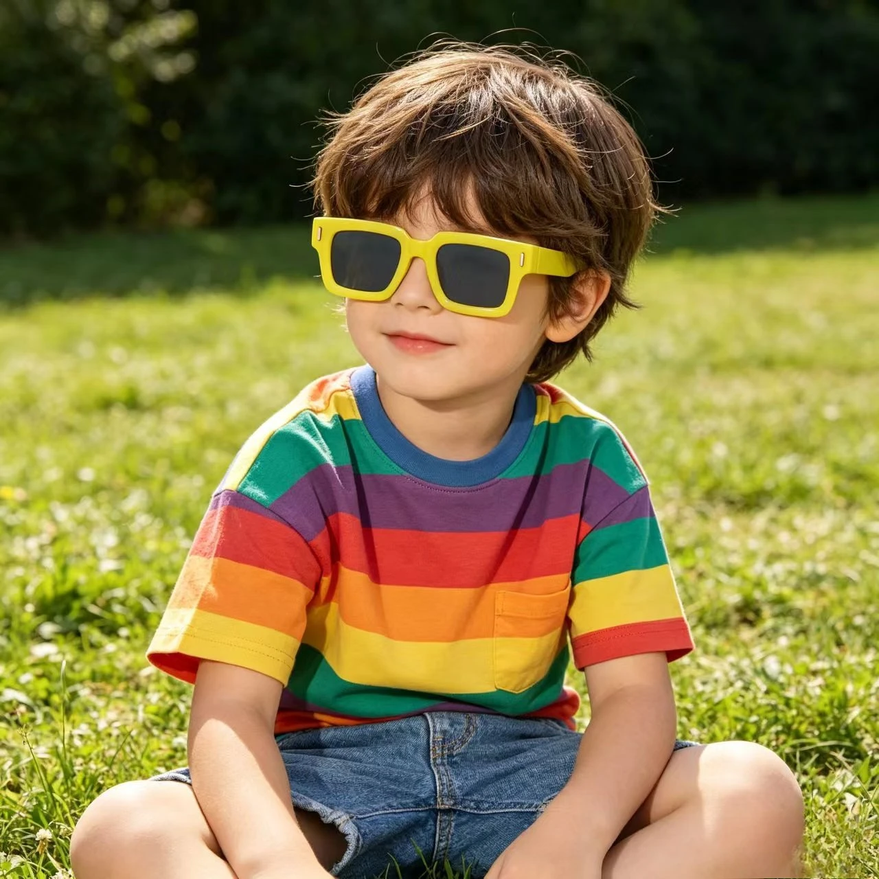 2026 2026 New Model Kids Square Sunglasses UV400 Protection Colorful Frame Boys Girls Fashion Sun Glasses for Outdoor Travel - Aliexpress Deal