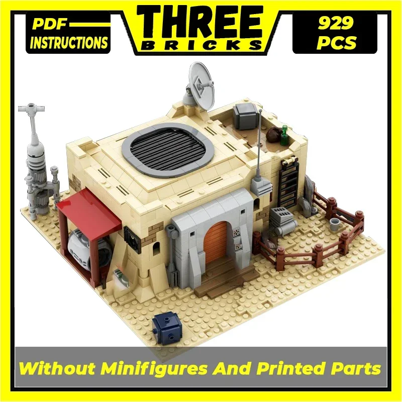 Modelo de película estrella Popular, ladrillos de construcción Moc, tecnología de ciudad del desierto espacial, bloques modulares, regalos, juguetes de Navidad, conjuntos DIY de montaje