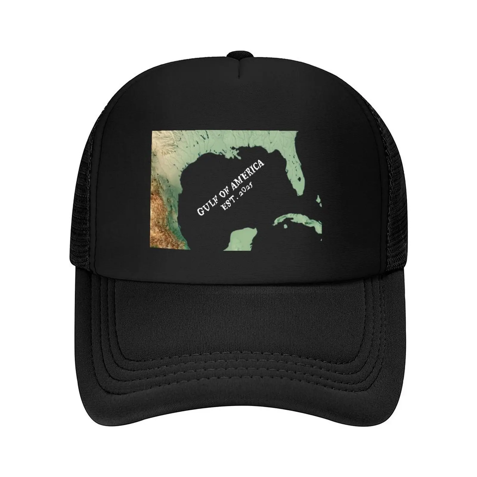 

Gulf of America - American Map Revised Baseball Cap foam party Hat Luxury Cap custom Hat Women Hats Men's