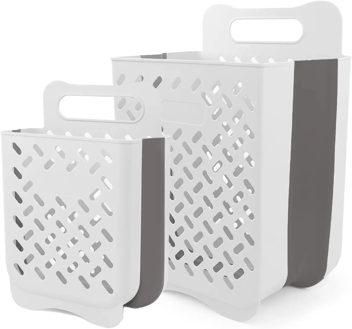 

Laundry Basket Hamper,Hanging Wall Collapsible Laundry with Handle,Space-Saving Foldable Storage