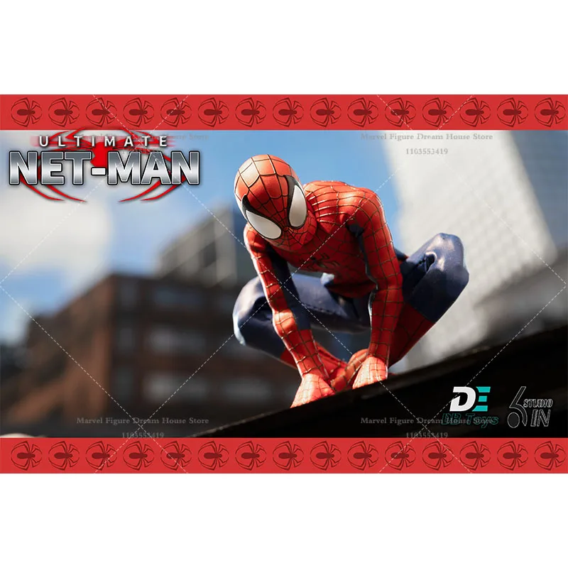 在庫あり DBtoys X 6インチ dbm001-002 1/12スケール レッド/ブラック スパイダー スーパーヒーロー ピーター 6インチ フルセット アクションフィギュア 男性兵士 おもちゃ