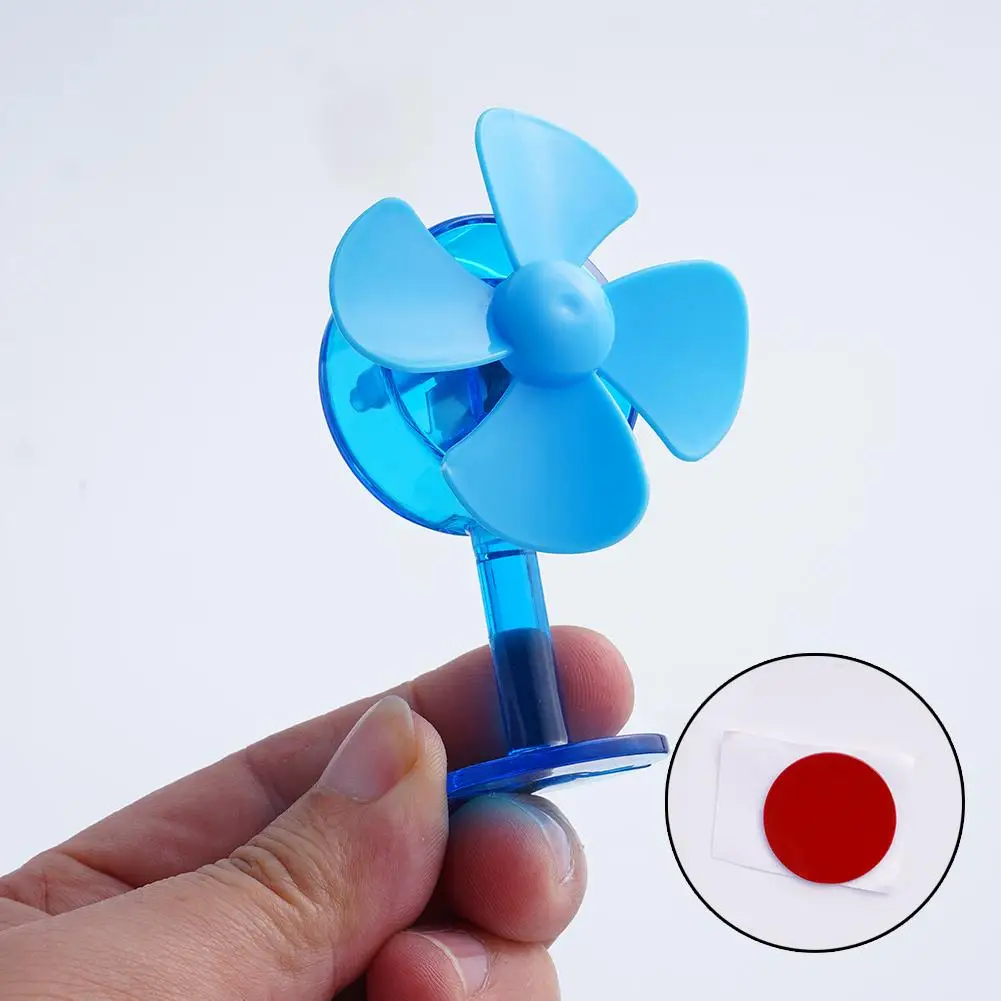 Rotating Small Fan For Electric Motorcycle Helmet Windmill Hat Decoration Toy Ornament Decorative Propeller Small Aircraft Decor